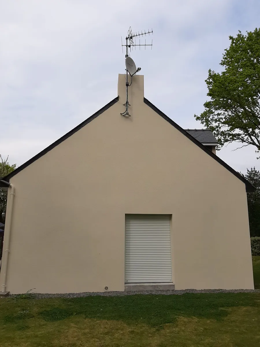 Ravalement de façade d'une maison individuelle dans l'Oise
